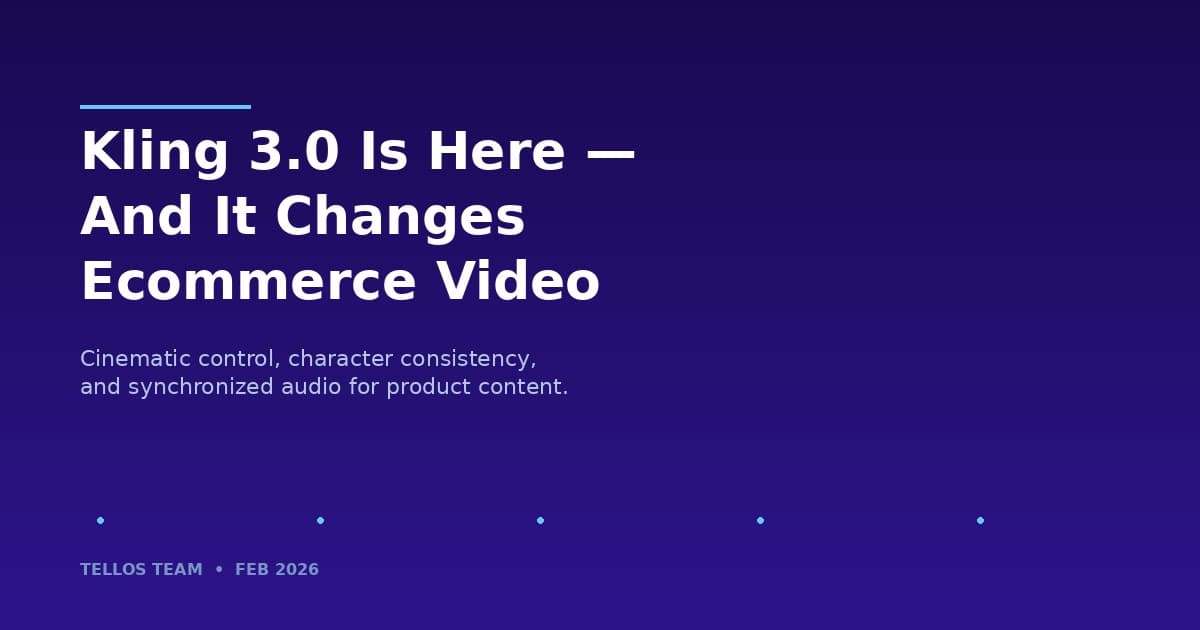 Kling 3.0 AI Video: Features, Max Length & Ecommerce Use Cases